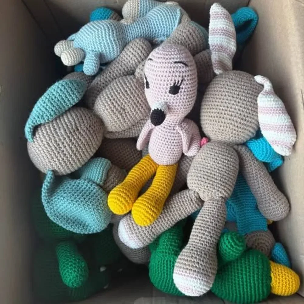 100 + Hand-Stitched plush toys (Love Anyway shop )store Retail price $18 each